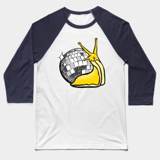 Disco Snail Baseball T-Shirt